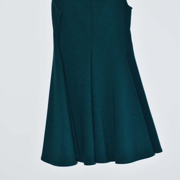 Dark Green skater dress with crystal design - Picture 6 of 7
